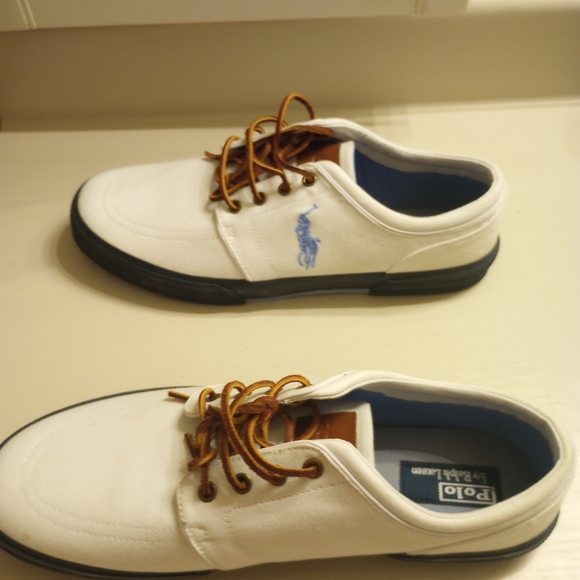 Polo Ralph Lauren Faxon Low Canvas men's boat/deck shoes - Picture 7 of 14